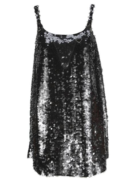 prada sequin dress.